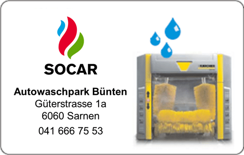 SOCAR Waschkarte