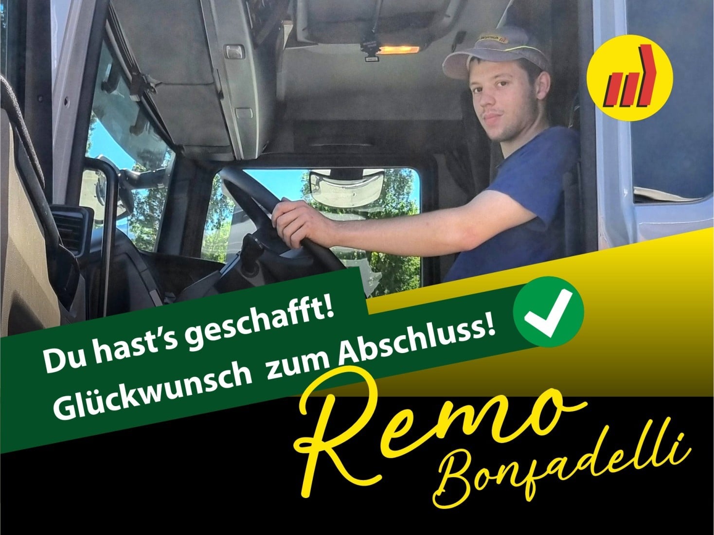 Herzliche Gratulation zum Lehrabschluss