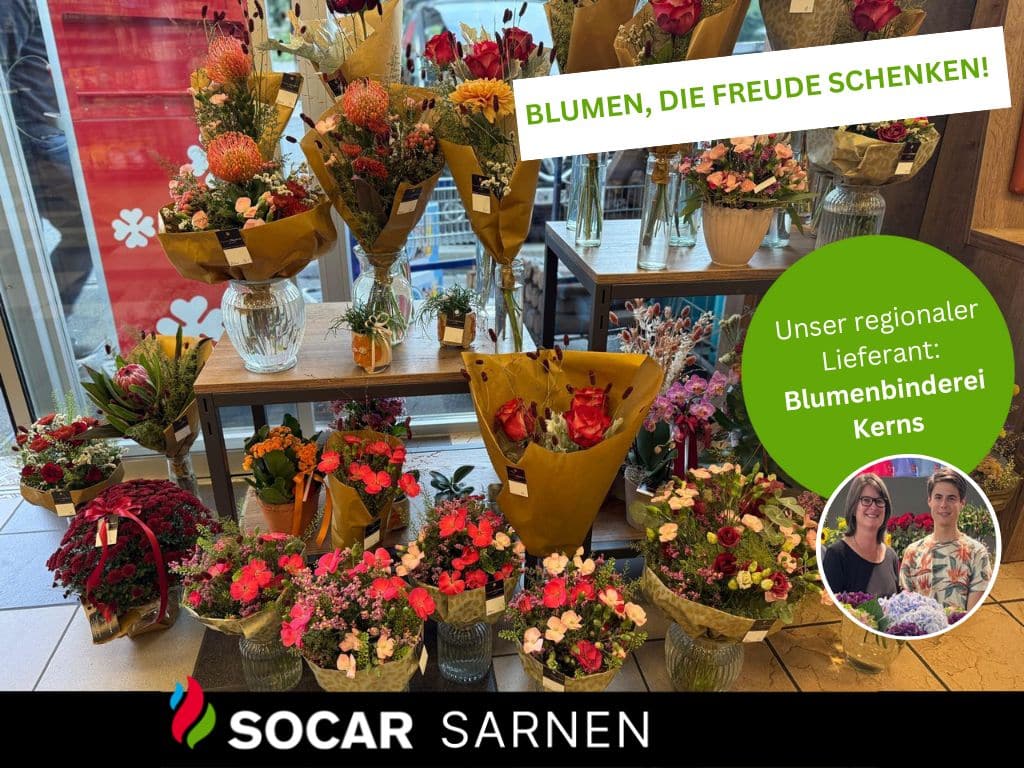 Frische Blumen aus der Region